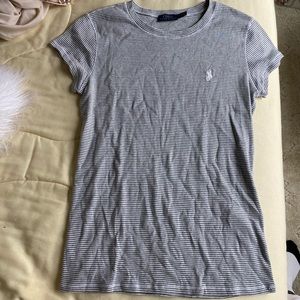 Striped Fitted Polo Shirt